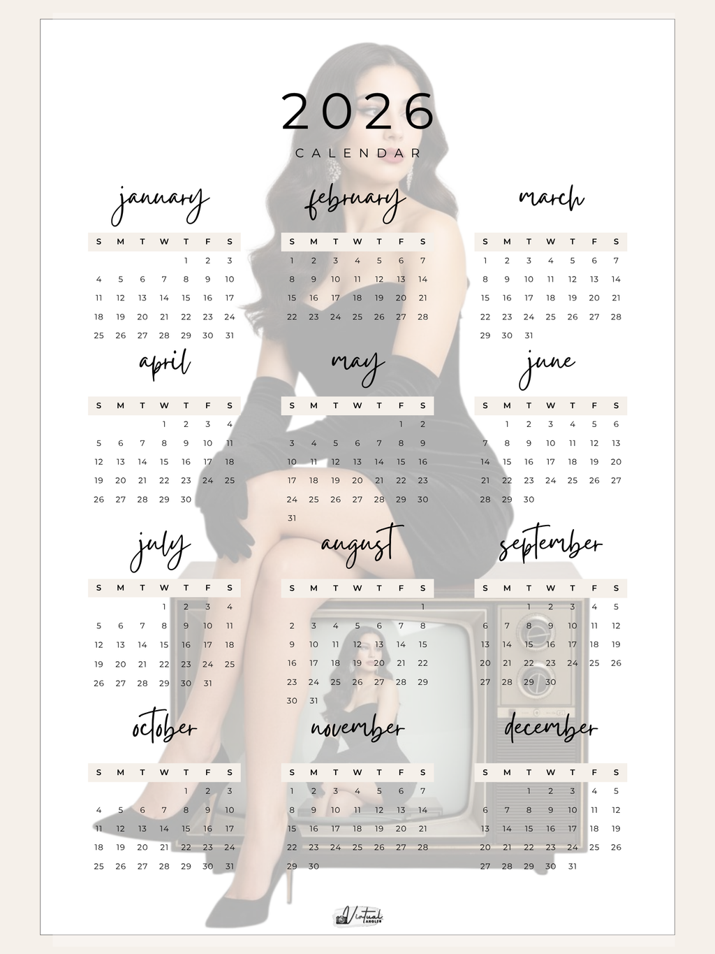 2026 Custom Calenders