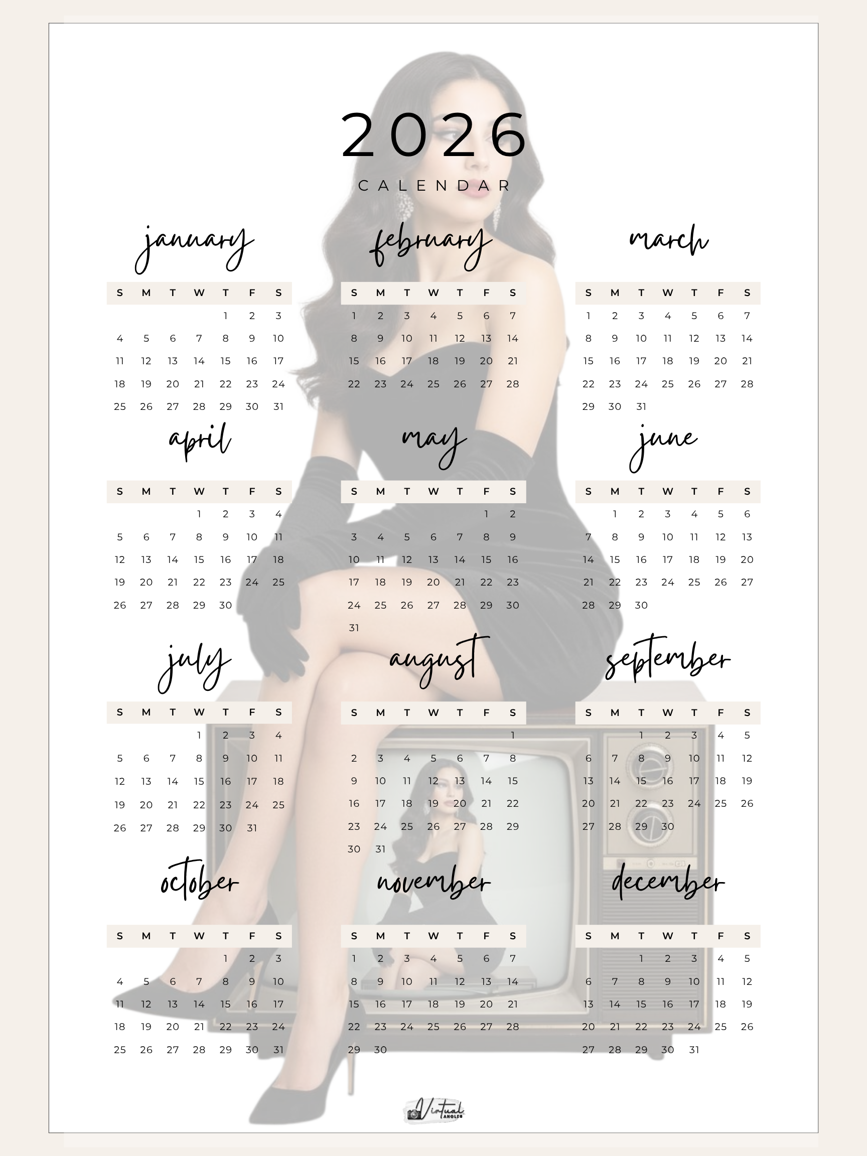 2026 Custom Calenders