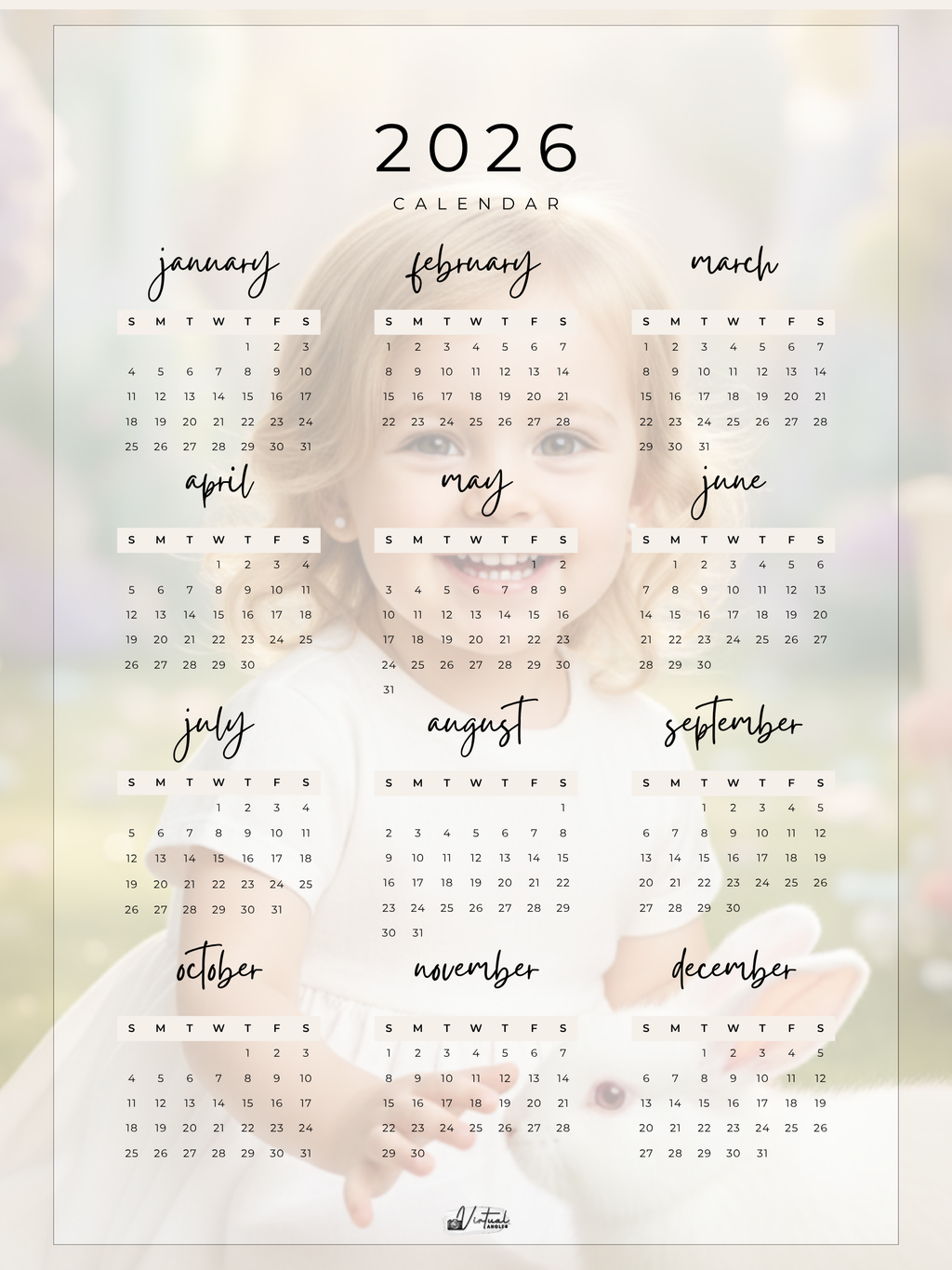 2026 Custom Calenders